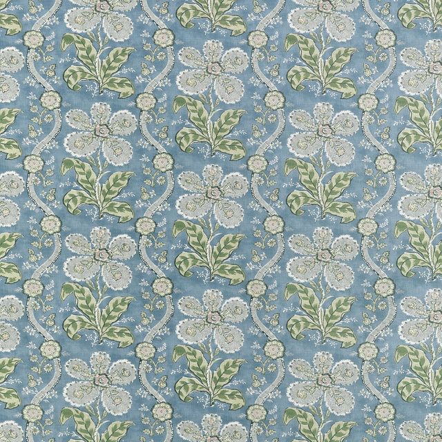 Anna French St. Gilles Mineral And Green Fabric