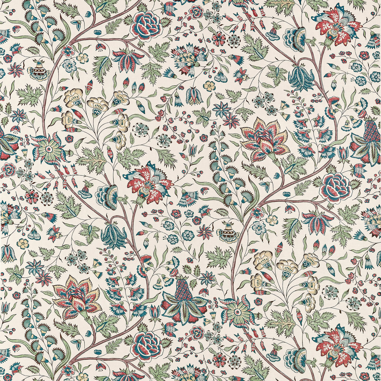Anna French Francois Red And Blue Fabric