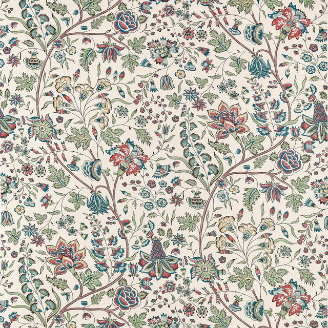 Anna French Francois Red And Blue Fabric