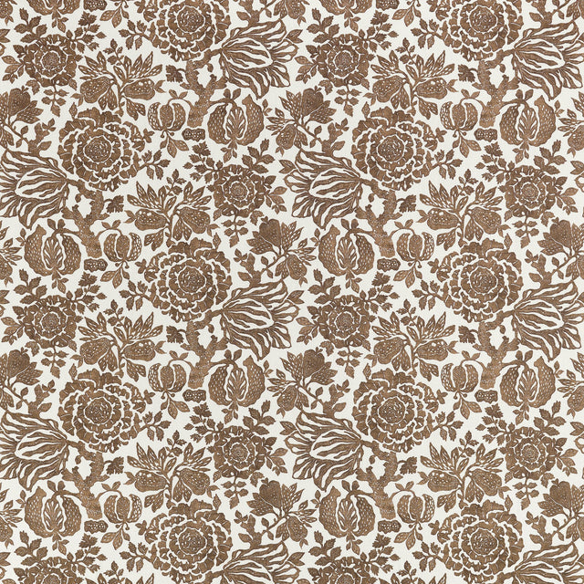 Anna French Sigourney Brown Fabric