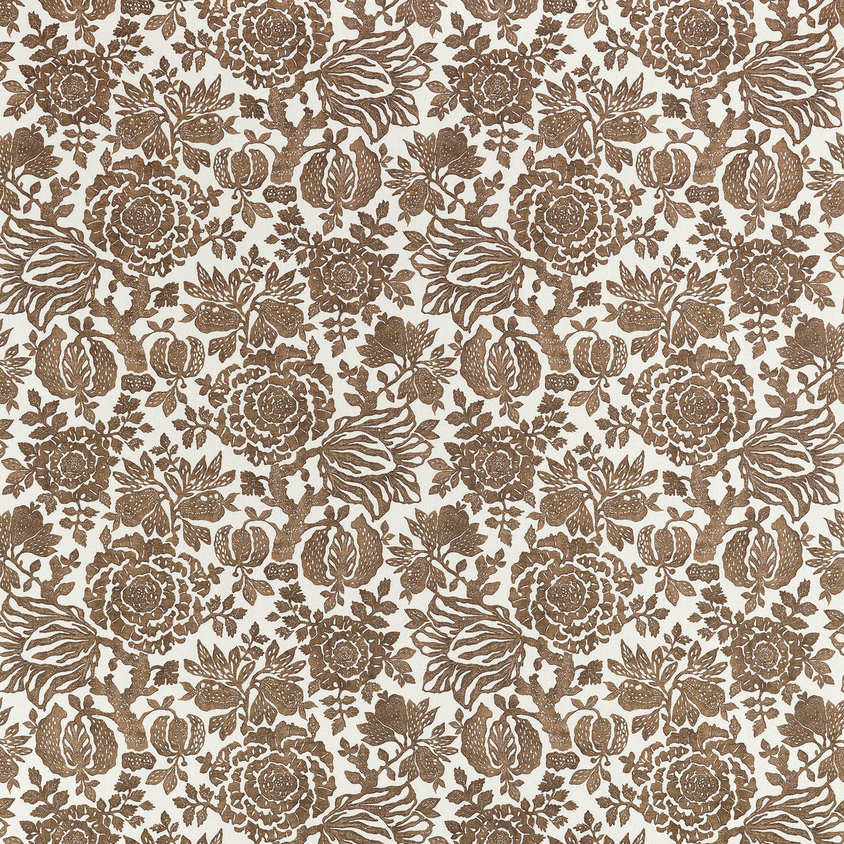 Anna French Sigourney Brown Fabric