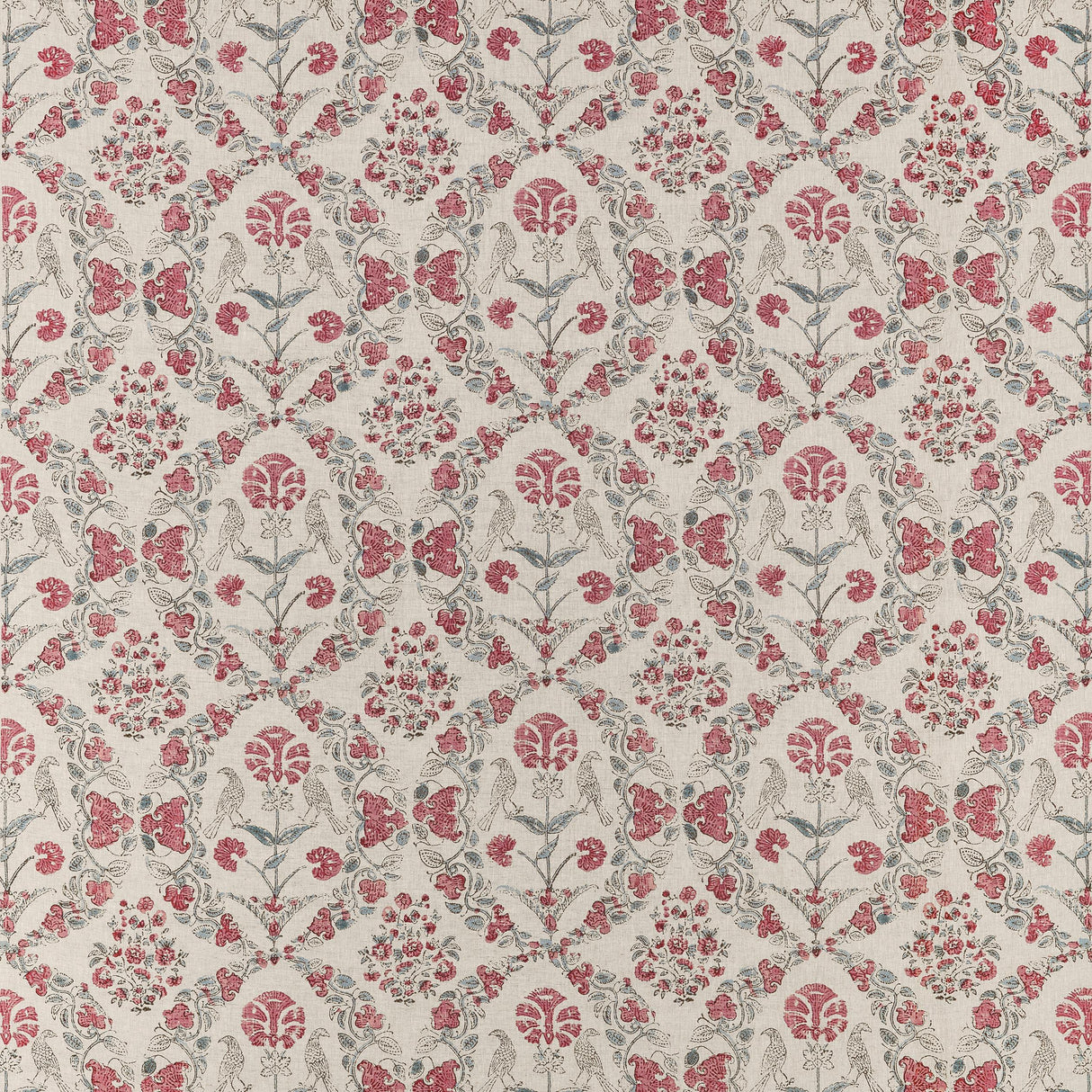 Anna French Paloma Red Fabric