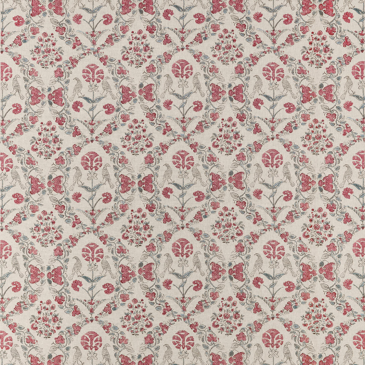 Anna French Paloma Red Fabric