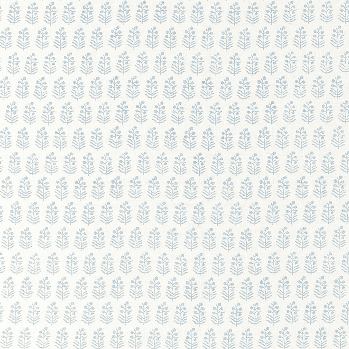 Anna French Chloe Blue On White Fabric