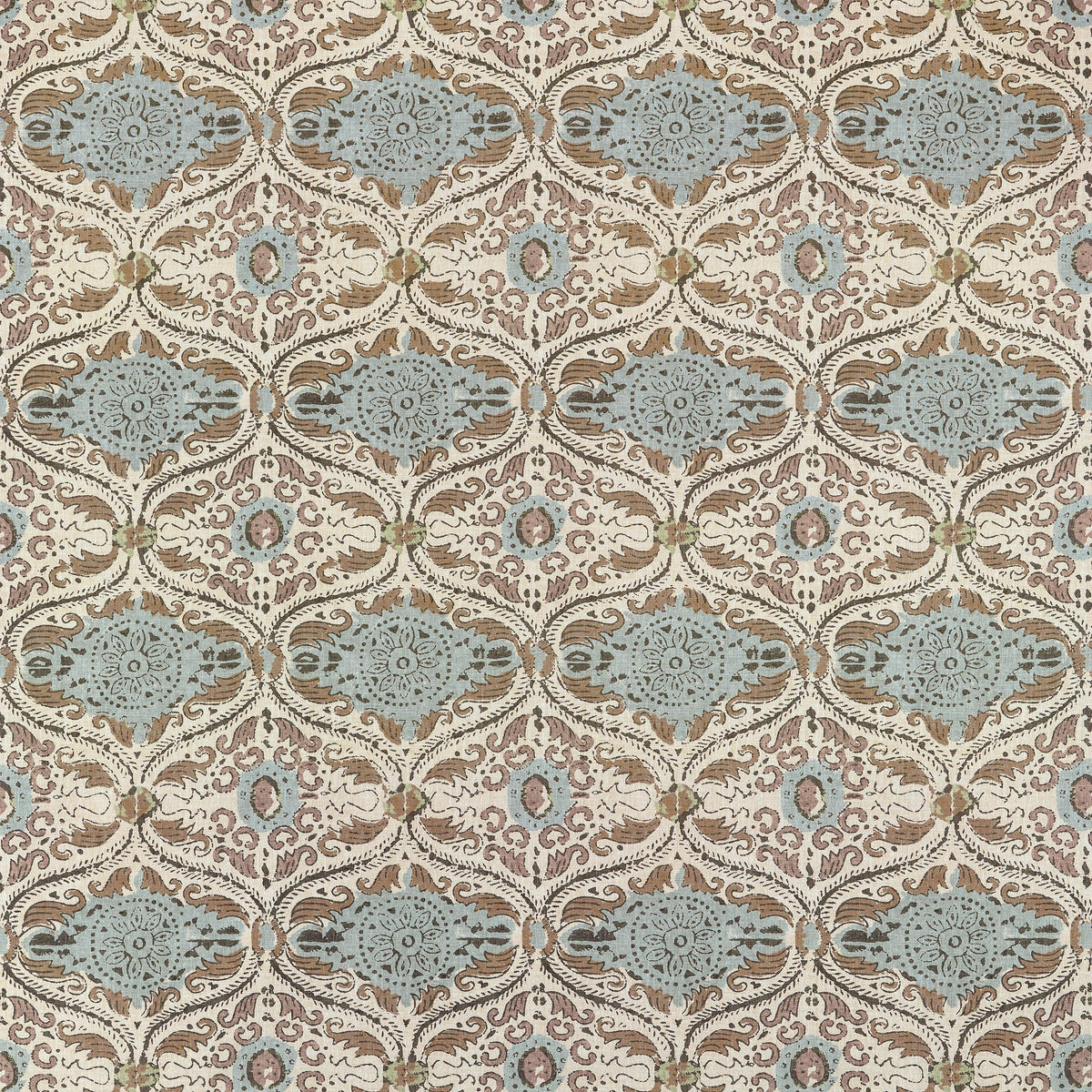 Anna French Cecilia Gold And Sage Fabric