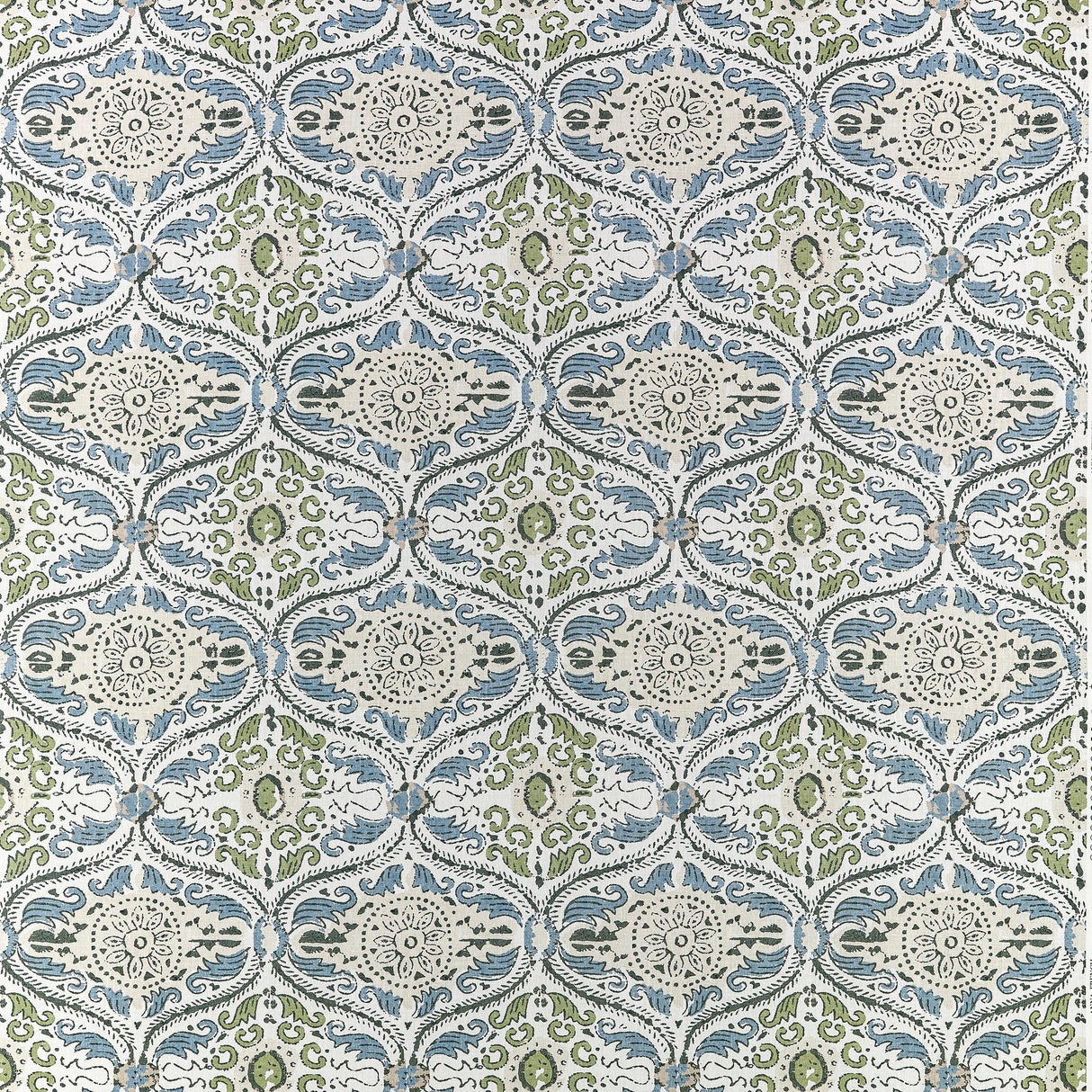 Anna French Cecilia Blue And Green Fabric