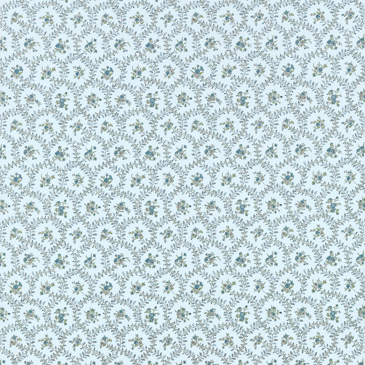 Anna French Juliette Trail Spa Blue Fabric