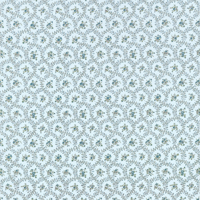 Anna French Juliette Trail Spa Blue Fabric