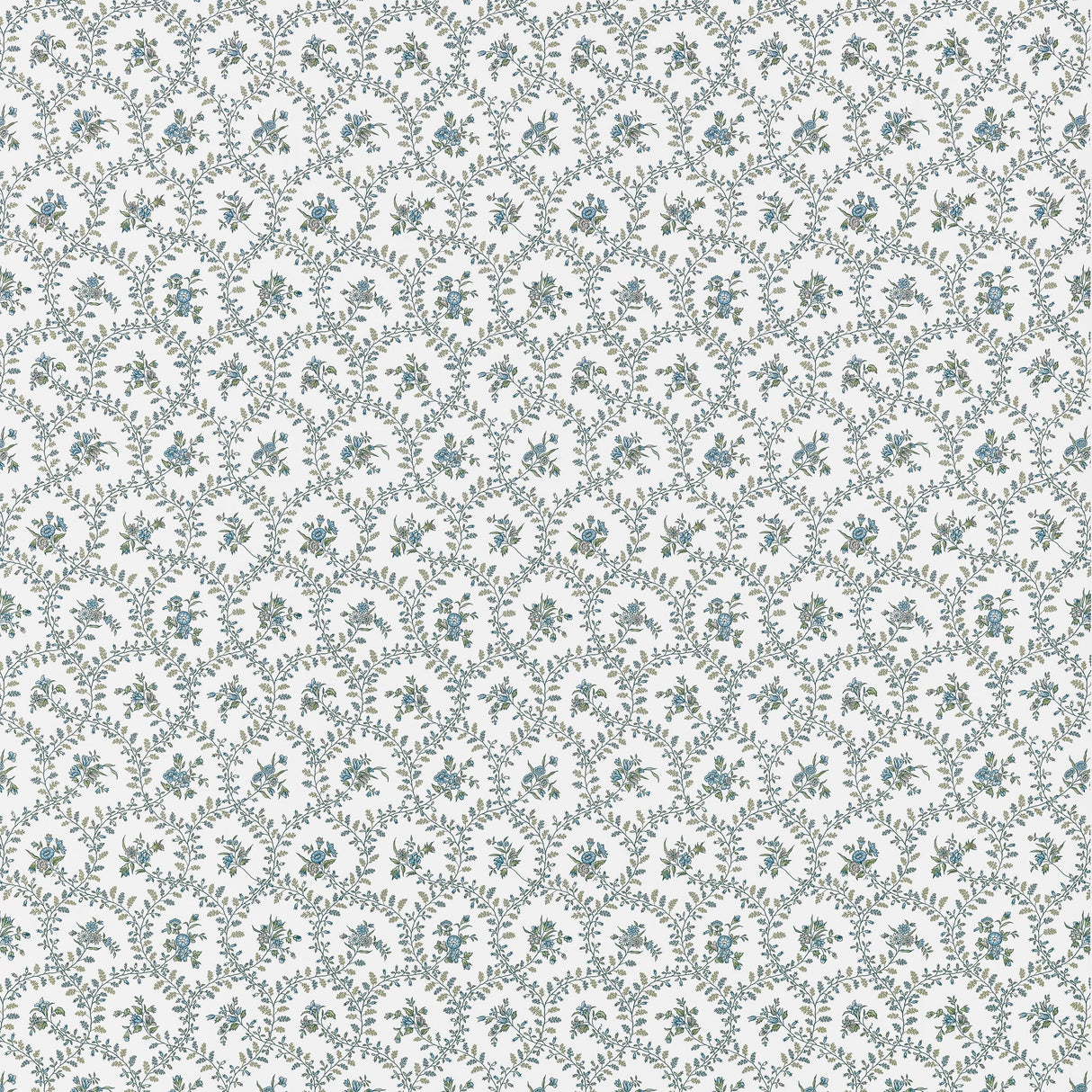 Anna French Juliette Trail Blue And Green Fabric