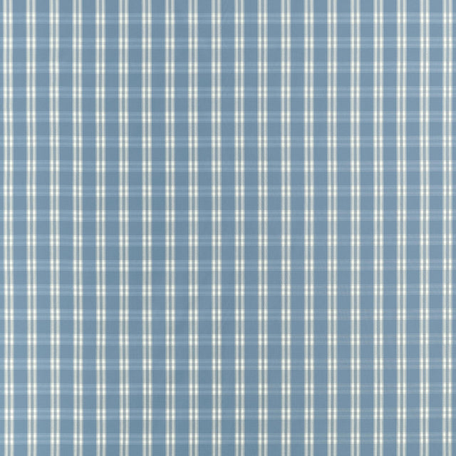 Anna French Payton Check Blue Fabric