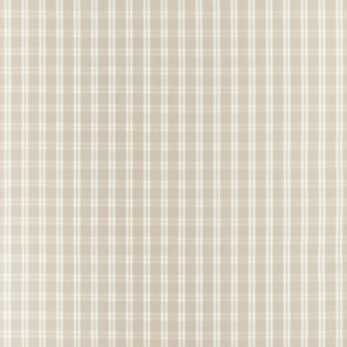 Anna French Payton Check Beige Fabric