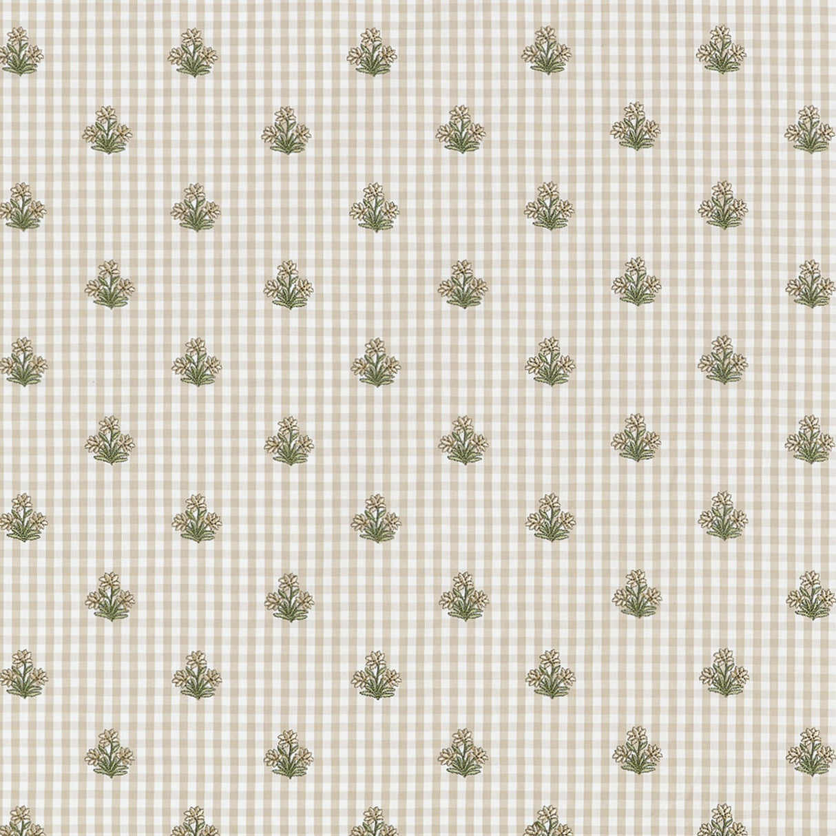 Anna French Sue Belle Embroidery Beige Fabric