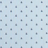 Anna French Sue Belle Embroidery Sky Fabric