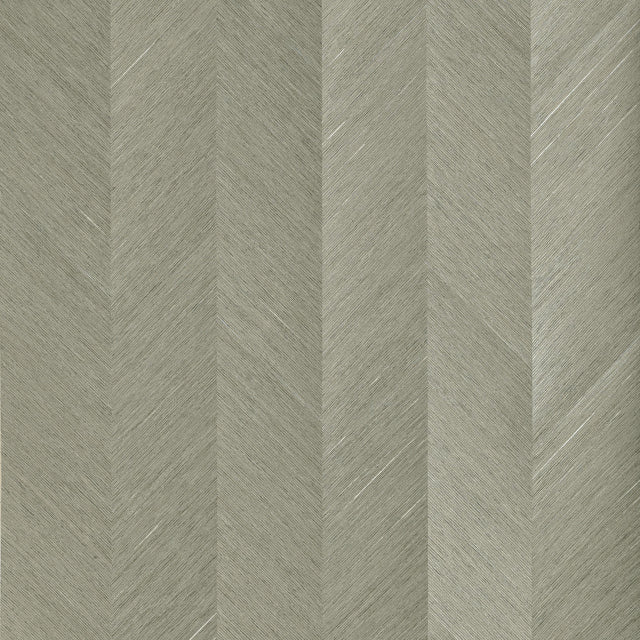 Thibaut West Brook Sea Grey Wallpaper