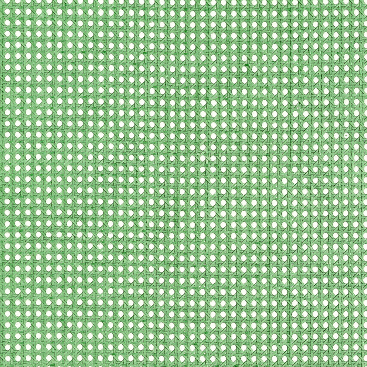 Thibaut Paper Rattan Kelly Green Wallpaper