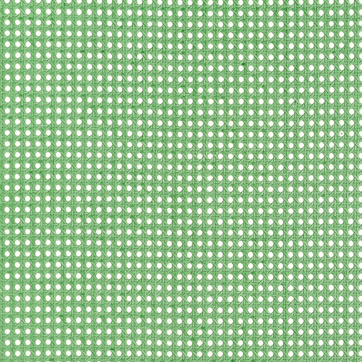 Thibaut Paper Rattan Kelly Green Wallpaper