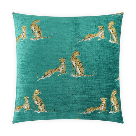 D.V. Kap Home Little Iris Aquamarine 24" x 24" Pillow