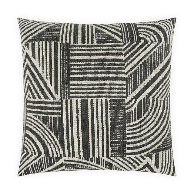 D.V. Kap Home Zaria Charcoal 24" x 24" Pillow