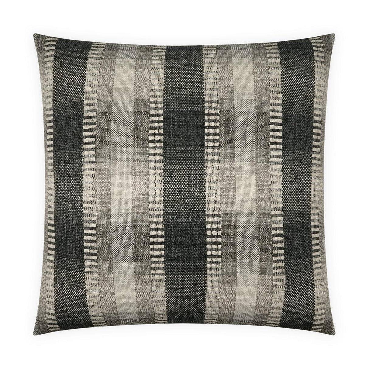 D.V. Kap Home Evan Charcoal 24" x 24" Pillow