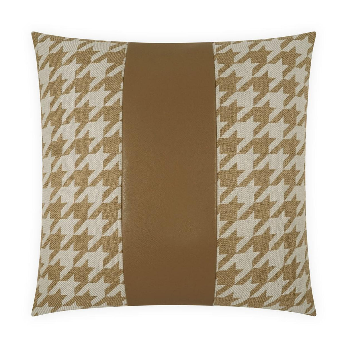 D.V. Kap Home Harwich Band Camel 24" x 24" Pillow