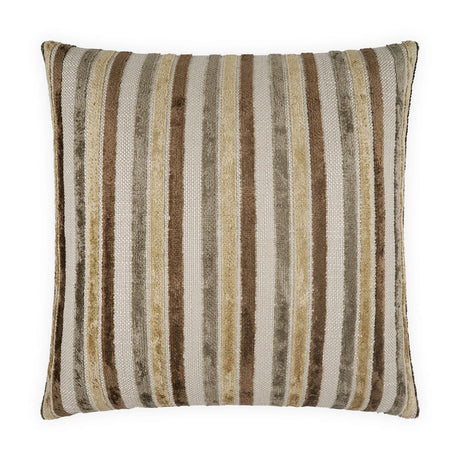 D.V. Kap Home Borderline Mocha 24" x 24" Pillow