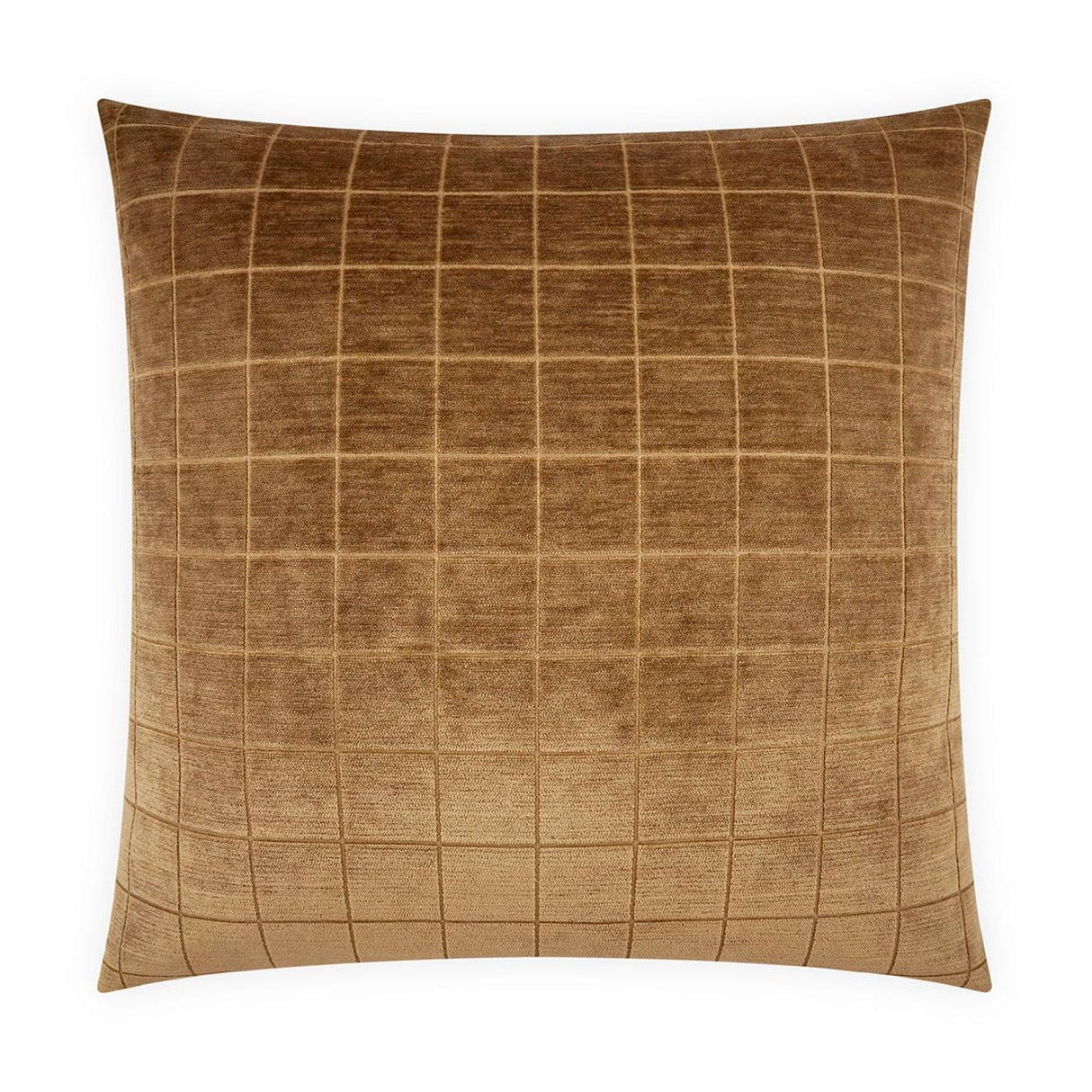 D.V. Kap Home Camden Check Cumin 24" x 24" Pillow