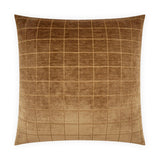 D.V. Kap Home Camden Check Cumin 24" x 24" Pillow