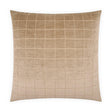 D.V. Kap Home Camden Check Fawn 24" x 24" Pillow