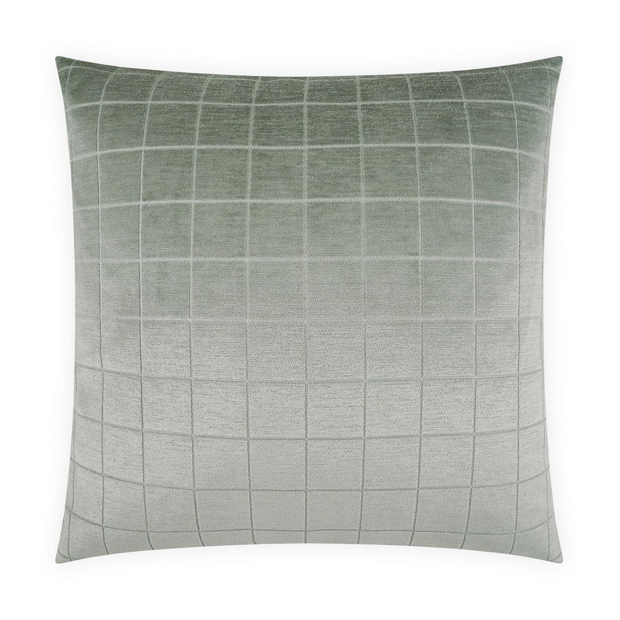 D.V. Kap Home Camden Check Glacier 24" x 24" Pillow