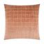 D.V. Kap Home Camden Check Salmon 24" x 24" Pillow