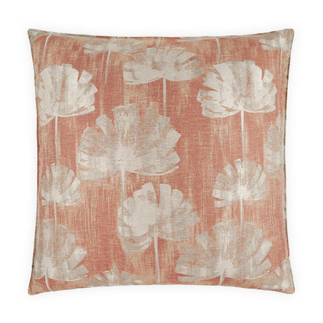 D.V. Kap Home Emberleaf Coral 24" x 24" Pillow