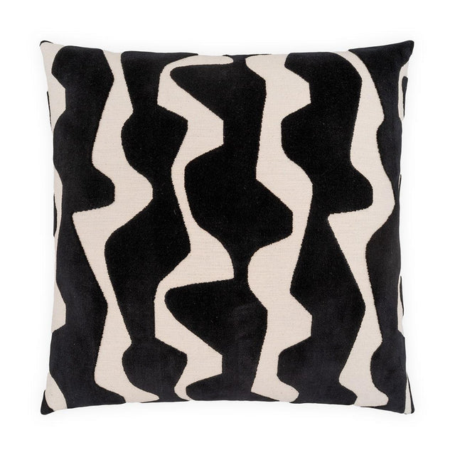 D.V. Kap Home Spazzio Ebony 24" x 24" Pillow