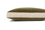 D.V. Kap Home Deveraux Box Olive 22" x 22" Pillow