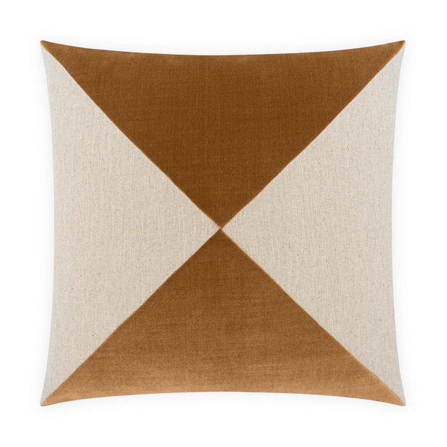 D.V. Kap Home Deveraux Diamond Cognac 22" x 22" Pillow