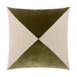 D.V. Kap Home Deveraux Diamond Olive 22" x 22" Pillow
