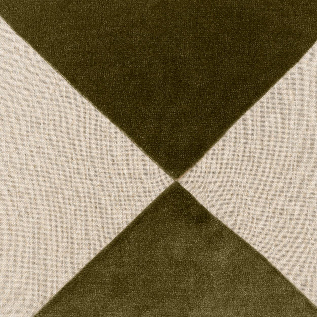 D.V. Kap Home Deveraux Diamond Olive 22" x 22" Pillow