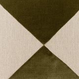 D.V. Kap Home Deveraux Diamond Olive 22" x 22" Pillow