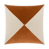 D.V. Kap Home Deveraux Diamond Pumpkin 22" x 22" Pillow