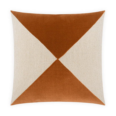 D.V. Kap Home Deveraux Diamond Pumpkin 22" x 22" Pillow