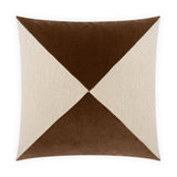 D.V. Kap Home Deveraux Diamond Walnut 22" x 22" Pillow