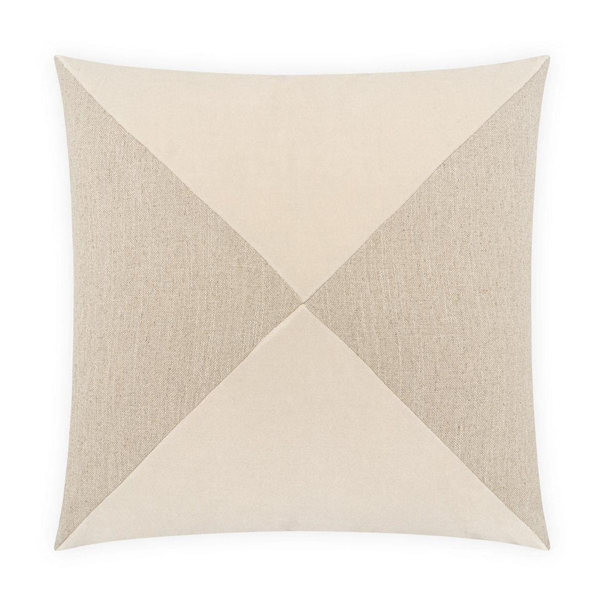 D.V. Kap Home Deveraux Diamond Vanilla 22" x 22" Pillow