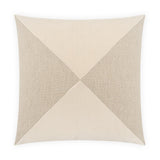 D.V. Kap Home Deveraux Diamond Vanilla 22" x 22" Pillow