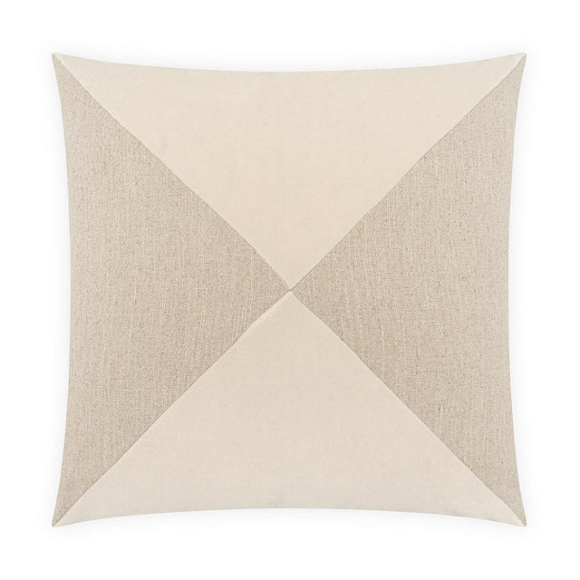 D.V. Kap Home Deveraux Diamond Vanilla 22" x 22" Pillow