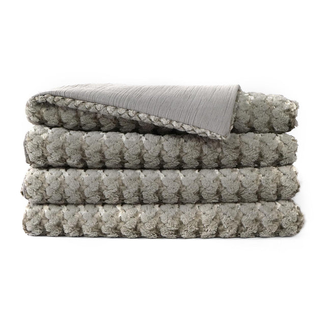 D.V. Kap Home Gene (Cord) Grey 52" x 62" Throw