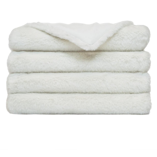 D.V. Kap Home Furocious (Cord) Swan 52" x 62" Throw