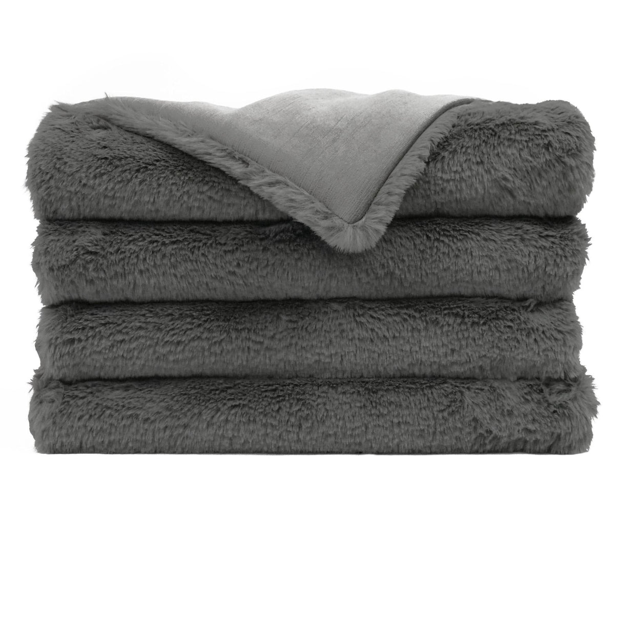 D.V. Kap Home Furocious (Cord) Steel 52" x 62" Throw