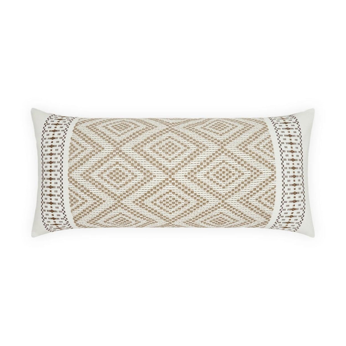 D.V. Kap Home Wanderer Lumbar Natural 12" x 24" Outdoor Pillow