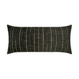 D.V. Kap Home Koprin Lumbar Noir 12" x 24" Outdoor Pillow