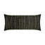 D.V. Kap Home Koprin Lumbar Noir 12" x 24" Outdoor Pillow