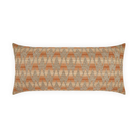 D.V. Kap Home Clukey Lumbar Salmon 12" x 24" Outdoor Pillow